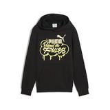Puma Çocuk Kapüşonlu Sweatshirt, Mid90s Hoodie, Siyah, 9-10 Yaş