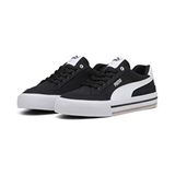 Puma Court Classic Vulc Fs Unisex Spor Ayakkabı Kauçuk Taban Suni Deri Siyah-Beyaz