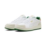 Puma Court Classico Sport Warm White-White-Archive Green Erkek-Unisex Spor Ayakkabı