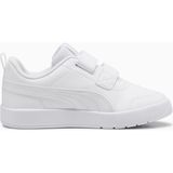 Puma Courtflex V3 V Ps Ortopedik Beyaz Çocuk Spor Ayakkabı Kauçuk Tabanlı Unisex Tasarım