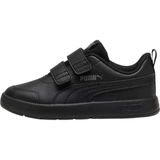 Puma Courtflex V3 V Ps Unisex Çocuk Siyah Günlük Ayakkabı Silikon Malzeme ile Konforlu Tasarım