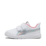 PUMA Courtflexv3 Space Belle V Ps Çocuk Günlük Ayakkabı, 34 EU, 40434501, Beyaz, Kız çocuk