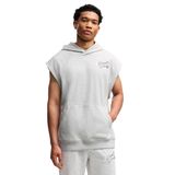 Puma Crew French Terry Erkek Gri Antrenman Sweatshirt 52931304