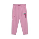 Puma Dar Paça Pembe Kadın Eşofman Altı 62737948-PUMA X TROLLS Cargo Pants, 3-4 Yaş