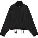 Puma Dare To Kadın Yetişkin Ceket A-Form Fit Dokuma Siyah Spor Stil Cepli