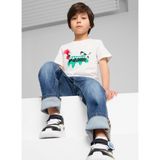 Puma Desenli Beyaz Erkek Çocuk T-Shirt 62737602-PUMA x Trolls Tee