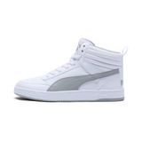 PUMA Drıbble Mıd Sl Ayakkabı,Puma White-Smokey Gray 44