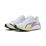 Puma Electrify Nitro 4 Wns White-Yellow Alert-Pure Magenta Kadın Koşu Ayakkabısı