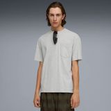 Puma Erkek Açık Gri Puma Select Essentials Pocket Tee Açık Gri Erkek T-Shirt