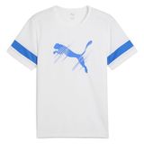 PUMA Erkek ATTACANTO Logo Jersey Forma PUMA White-Ultra Blue XS