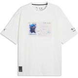 Puma Erkek Beyaz Puma Bmw Mms Lifestyle Tee Beyaz Erkek T-Shirt - XL