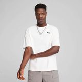 Puma Erkek Beyaz Puma Wardrobe Ess Boxy Tee Beyaz Erkek T-Shirt - XL