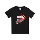 Puma Erkek Çocuk Regular Fit Tişört, Siyah, 2s-3s Y