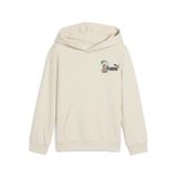 PUMA Erkek Çocuk SUPER PUMA Hoodie Sweatshirt Alpine Snow 3-4 YAŞ