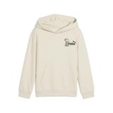 PUMA Erkek Çocuk SUPER PUMA Hoodie Sweatshirt Alpine Snow 4-5 Yaş