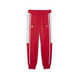 PUMA Erkek dokuma pantolon Ferrari Mt7 Track Pants, Kırmızı (Rosso Corsa Red), XL