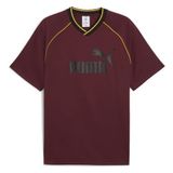 PUMA Erkek ESS Football Jersey Forma Ruby Shimmer S
