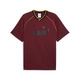 PUMA Erkek ESS Football Jersey Forma Ruby Shimmer XS