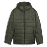 PUMA Erkek ESS Hooded Padded Jacket Mont Dark Olive S