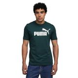PUMA Erkek ESS No. 1 Logo Tee T-shirt Green Terrain M