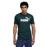 PUMA Erkek ESS No. 1 Logo Tee T-shirt Green Terrain XS