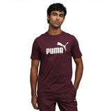 PUMA Erkek ESS No. 1 Logo Tee T-shirt Ruby Shimmer XS
