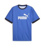 PUMA Erkek ESS Striped Jersey Forma Mountain Blue XL