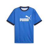 PUMA Erkek ESS Striped Jersey Forma Mountain Blue XS