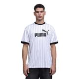 PUMA Erkek ESS Striped Jersey Forma PUMA White M