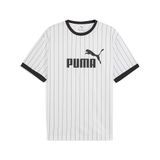 PUMA Erkek ESS Striped Jersey Forma PUMA White S