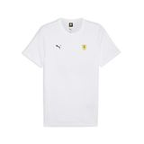 PUMA Erkek Ferrari Sportswear Car G Tee T-shirt PUMA White S