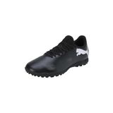 PUMA Erkek FUTURE 7 PLAY TT Spor Ayakkabı, Puma Black-puma Beyaz, 44.5 EU