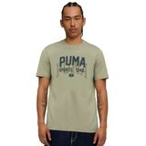 PUMA Erkek GRAPHIC Tee T-shirt Lux Army S