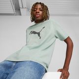 Puma Erkek Green Fog Puma Better Sportswear Tee Mint Erkek T-Shirt - Yeşil - XL