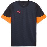 PUMA Erkek individualCUP Jersey Forma New Navy-Glowing Red L