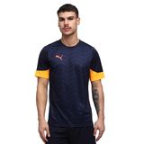 PUMA Erkek individualCUP Jersey Forma New Navy-Glowing Red XL