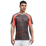 PUMA Erkek individualLIGA Graphic Jsy Forma Shadow Gray-PUMA White M