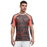PUMA Erkek individualLIGA Graphic Jsy Forma Shadow Gray-PUMA White S