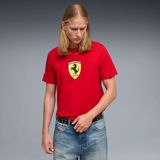 Puma Erkek Kırmızı Puma Ferrari Colored Shield Tee Kırmızı Erkek T-Shirt - XL