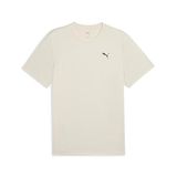 PUMA Erkek M TAD ESS SOLID CAT TEE LC T-shirt Alpine Snow S