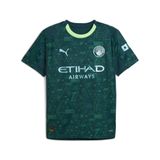 PUMA Erkek Manchester City dördüncü forma 2025/26 - yeşil, Yeşil Arazi, S