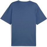 Puma Erkek Mavi Puma Ess Relaxed No. 1 Logo Tee Mavi Erkek T-Shirt