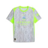 PUMA Erkek MCFC 3rd Jersey Replica Forma Cool Weather-Pro Green S