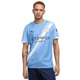 PUMA Erkek MCFC Home Jersey Replica Forma Team Light Blue-PUMA White S
