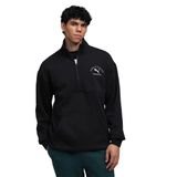 PUMA Erkek PUMA CLASS Half Zip Sweater Sweatshirt Green Terrain XL