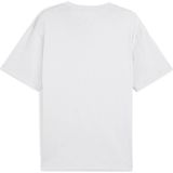 Puma Erkek Puma Ess Relaxed No. 1 Logo Tee Beyaz Erkek T-Shirt - 2XL
