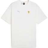 Puma Erkek Puma Ferrari Miami Graphic Tee Beyaz Erkek T-Shirt - XL