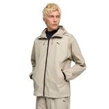 PUMA Erkek Pumatech Relaxed antrenman ceketi, Çakıl Grisi Bej, S