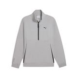 PUMA Erkek Pumatech Relaxed Sweatshirt, Gray Echo, L