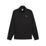 PUMA Erkek Pumatech Relaxed Sweatshirt, Siyah, M